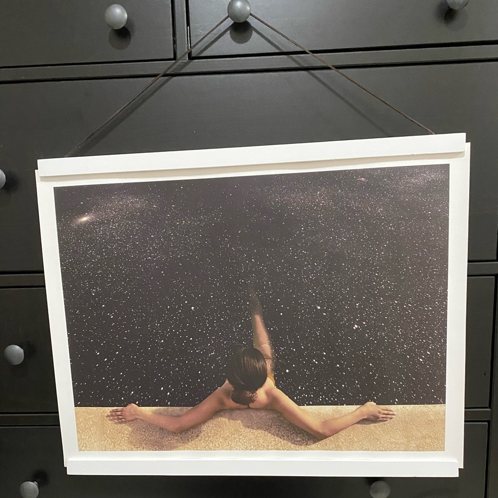 Fran Rodriguez Holy Night Print + wooden dowel